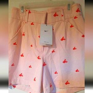 NIKE Rare Pink Pinstripe Lobster shorts